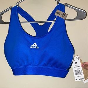 NWT Adidas Racerback Sports Bra Size M